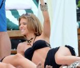 AnnaLynne McCord sur le tournage de la saison 4 de  90210 , à Los Angles, le 12 juillet 2011.