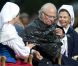 La princesse Victoria de Suède fêtait le 14 juillet 2011 osn 34e anniversaire, sous la pluie mais dans la bonne humeur, entourée de son époux le prince Daniel, de ses parents le roi Carl GXVI Gustaf et la reine Silvia, de son frère le prince Carl Philip et de sa soeur la princesse Madeleine.