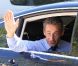 Nicolas Sarkozy arrive au fort de Brégançon, dans le Var. 15 juillet 2011