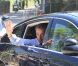 Nicolas Sarkozy arrive au fort de Brégançon, dans le Var. 15 juillet 2011