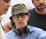 Woody Allen, sur le tournage de son dernier long métrage  The Bop Decameron , à Rome (Italie), vendredi 15 juillet 2011.
