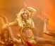 Britney Spears se produit sur la scène de l'United Center de Chicago, vendredi 8 juillet 2011.