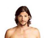 Affiche promotionnelle pour le retour de  Two and a half men  avec Angus T. Jones, Jon Cryer et pour la première fois Ashton Kutcher.