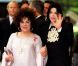 Michael Jackson et elizabeth Taylor, à Londres, le 25 mai 2000.