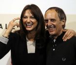 Asia et son père Dario Argento, à Rome, le 24 octobre 2007. 
