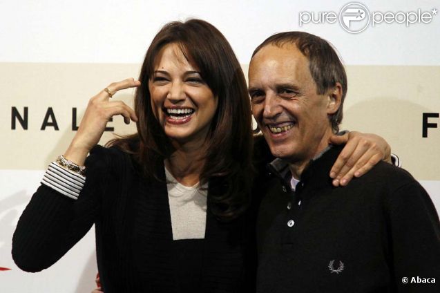 Asia et son père Dario Argento, à Rome, le 24 octobre 2007. 