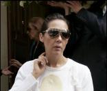 Hermine de Clermont Tonnerre aux obsèques de Francine Gargia