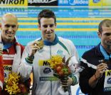 Aux Mondiaux de natation de Shanghai 2011, le 28 juillet, William  Meynard (photo : lors des France en mars 2011) a arraché la  médaille de  bronze sur 100m nage libre.