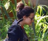 Demi Lovato se rend dans un studio d'enregistrement pour travailler sur son nouvel album, à Los Angeles, le 21 juillet 2011.