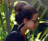 Demi Lovato se rend dans un studio d'enregistrement pour travailler sur son nouvel album, à Los Angeles, le 21 juillet 2011.