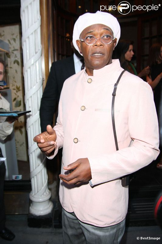 Samuel L. Jackson à la soirée d'ouverture du Shooting Stars Benefit à Londres, le 3 août 2011