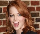 Emma Stone se rend sur le plateau du Late Show With David Letterman à New York, le 3 août 2011