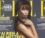Mars 2008 : Sophie Marceau, 41 ans, expose un corps qui frôle la perfection en couverture du <em>Elle France</em>.<br />
