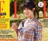L\'actrice Sophie Marceau en couv\' du Elle de juillet 2010.<br />