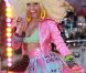 Nicki Minaj en concert à Central Park pour  Good morning America  sur ABC, le 5 août 2011.