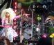 Nicki Minaj en concert à Central Park pour  Good morning America  sur ABC, le 5 août 2011.