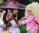 Nicki Minaj en concert à Central Park pour  Good morning America  sur ABC, le 5 août 2011.