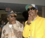 Big Boi et Andre 3000, duo du groupe Outkast à New York en août 2006 