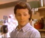 Serge Dupire dans la publicité pour le fromage P'tit Québec. 1988