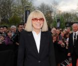 Mireille Darc, à Beaune, le 3 avril 2010.<br />