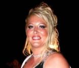 Loana à St Tropez le 6 août 2011.  