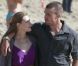 Les acteurs de la série 90210 en plein tournage sur la plage de la saison 4 du remake de Beverly Hills, à Los Angeles, le 17 août 2011.