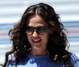  Jennifer Garner, enceinte, sur le tournage du film The Odd Life of Timothy Green, sur le campus de UCLA, à Los Angeles, le 18 août 2011.   