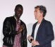Omar Sy et François Cluzet lors de l'avant-première du film Intouchables au festival du film francophone d'Angoulême le 24 août 2011