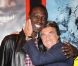 Omar Sy et François Cluzet lors de l'avant-première du film Intouchables au festival du film francophone d'Angoulême le 24 août 2011