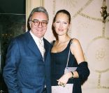Alain Ducasse et son épouse Gwenaëlle en novembre 2003 