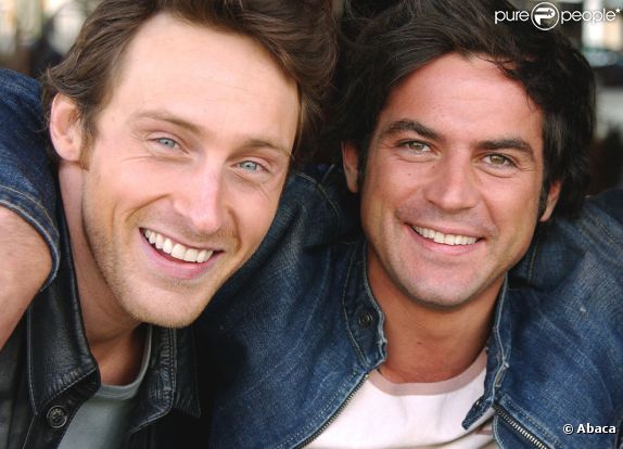 Frank Delay avec Filip Nikolic, à Paris, en 2004.