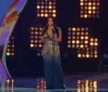 Kim Kardashian sur la scène des MTV Video Music Awards 2011, dimanche 28 août 2011.