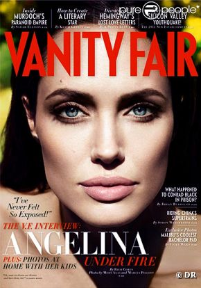 Angelina Jolie en couverture de Vanity Fair, édition du mois de septembre 2011