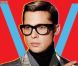 Brad Pitt, rasé de près et habillé classe, en couverture pour V. Automne 2007.