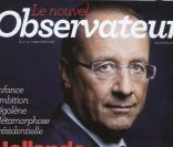 François Hollande en couverture du  Nouvel Observateur , en kiosque le 1er septembre 2011.
