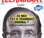 François Hollande en couverture de  Technikart , septembre 2011.
