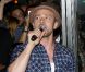 Justin Timberlake joue au DJ dans une boite de New York, le 31 août 2011
