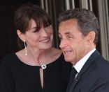Carla Bruni et Nicolas Sakrozy, à Deauville, le 26 mai 2011.
