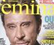 Johnny Hallyday en couverture de  Version Fémina , en kiosques le 4 septembre 2011.