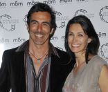 Adeline Blondieau et Laurent, son compagnon, en avril 2011.<br />