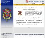  Communiqué officiel de la Maison royale suite à l'opération du roi Juan Carlos. 
 Le roi Juan Carlos a été opéré avec succès du tendon d'Achille du pied gauche dans la nuit du 4 au 5 septembre 2011. De retour au Palais de la Zarzuela, il entame une longue période de convalescence et rééducation. 