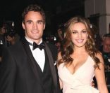 Kelly Brook et Thom Evans lors de la soirée des GQ Awards à Londres le 6 septembre 2011