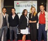 Thierry Lhermitte, Natalia Dontcheva, Doudi, Arnaud Giovanetti au festival de La Rochelle le 8 septembre
