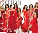 Voici la couverture entière du magazine Latina pour son numéro anniversaire. <br />
