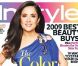 Avril 2009 : toujours aussi rayonnante, Salma Hayek est en couverture du magazine InStyle. 
