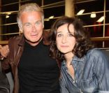 Eric Lavaine, Gérard Darmon, Franck Dubosc et Valérie Lemercier lors de l'avant-première du film Bienvenue à Bord le 12 septembre 2011 au Kinépolis de Lomme près de Lille
