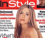 Se dévoilant un peu plus, l\'actrice Jennifer Aniston pose nue pour montrer sa vraie beauté au magazine InStyle. Septembre 1999.<br />