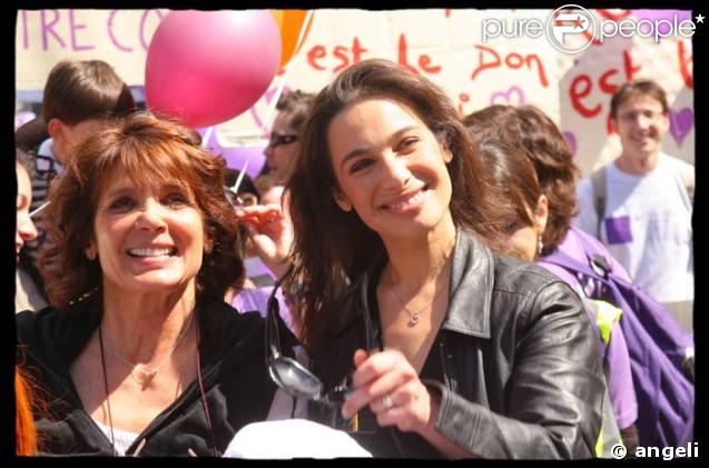 Marie et Stéphanie Fugain pour l'association Laurette Fugain le 18/05/08