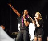 Gage et Victoria Petrosillo pour l'association Laurette Fugain le 18/05/08