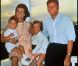 Jackie Kennedy, John Fitzgerald et leurs deux enfants John-John et Caroline.